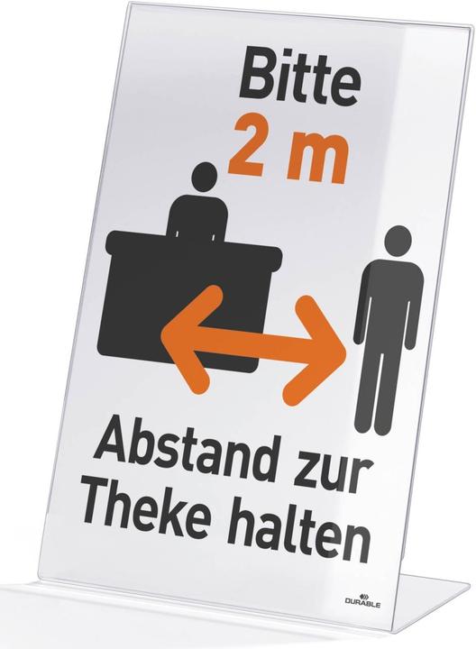 Produktbild Durable Präsentationsständer A4,transparent (A4)