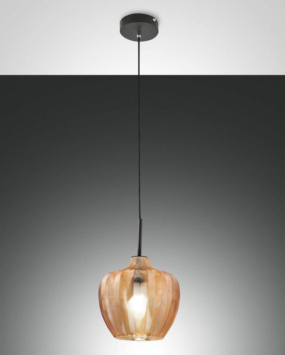 Immagine prodotto Fabas Luce 372240125Lampada a sospensione Gallura ambra (E27)