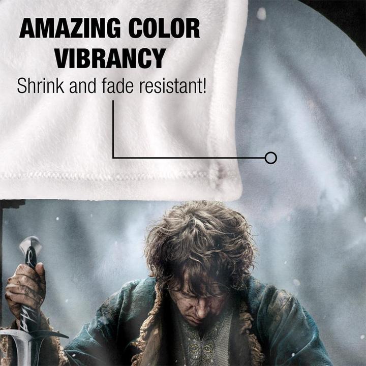 Produktbild The Hobbit Decke Verzweiflung (152 x 127 cm)