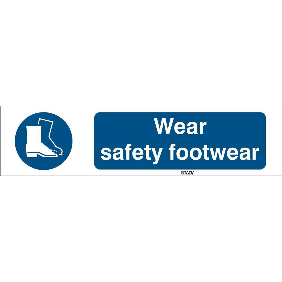 Brady, Sicherheitskennzeichnung, ISO 7010 Sign - Wear safety