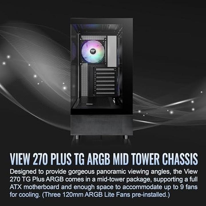 Actual product image Thermaltake View 270 Plus TG ARGB (E-ATX, Mini-ITX, mATX, ATX)