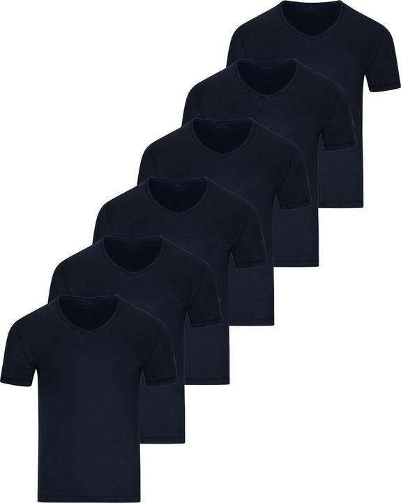 Produktbild Ragman 6er Pack Basic Unterhemd / Shirt Kurzarm (M)