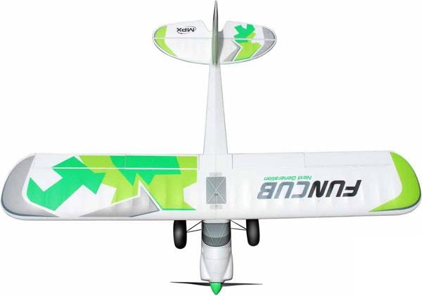 Immagine prodotto Multiplex RR FunCub NG 1410mm ala alta ARTF verde (Motore multiplo)