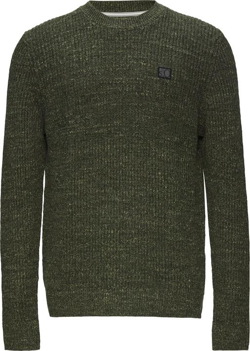 Produktbild S.Oliver Strickpullover Melierter Pullover mit Patentmuster und Crew Neck (S)