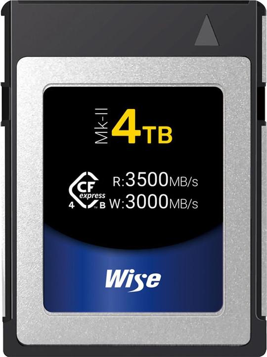 Actual product image Wise CFexpress 4.0 Type B Mk-II 4TB WI-CFX4-B4096M2 (4000 GB, CFexpress type B)
