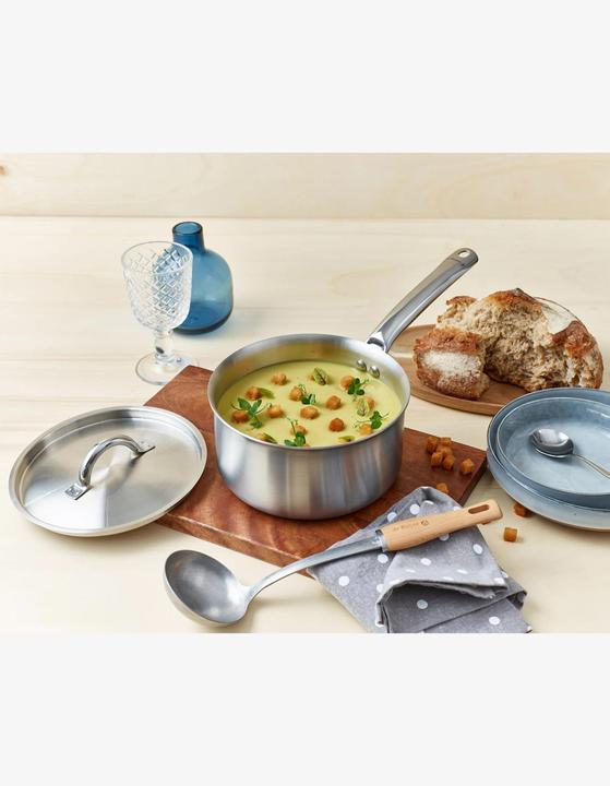 Produktbild de Buyer Stielkasserolle stahlgrau (18 cm, Bratpfanne, Edelstahl)