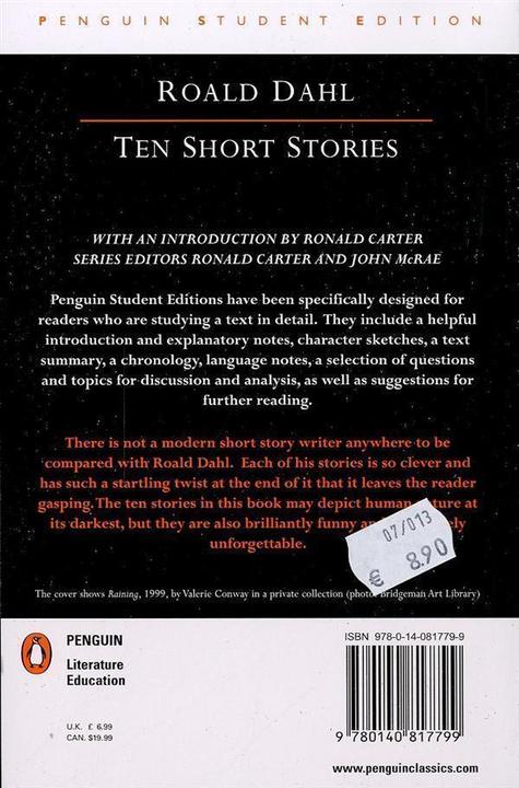 Produktbild Ten Short Stories (Englisch, Roald Dahl, Ronald Carter, 2000)