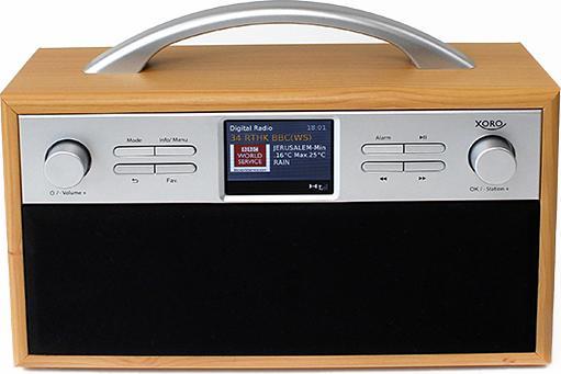 Actual product image Xoro dab 250 ir wifi stereo internet radio dab+/fm/spotify/bluetooth brown (DAB+, FM, Web radio, KW, Bluetooth, Wi-Fi)