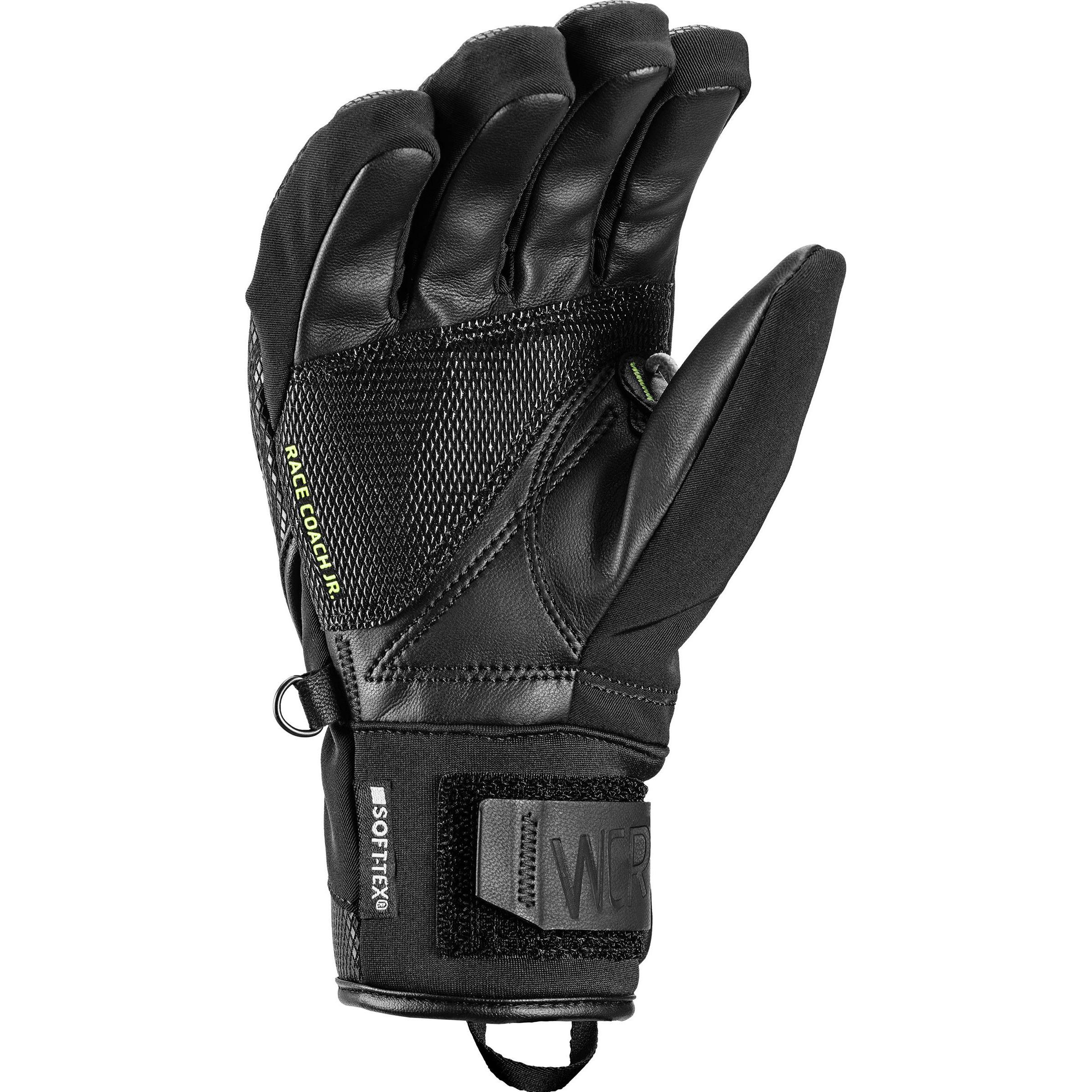 Leki, Jungen, Handschuhe, Worldcup Race C-Tech 3D Junior, Schwarz, (8)