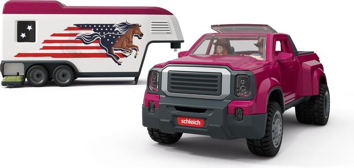 Actual product image Schleich Lakeside truck with trailer