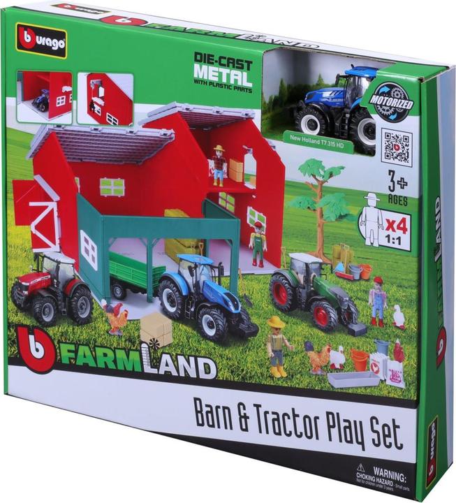 Image du produit Bburago Scheune mit Traktor