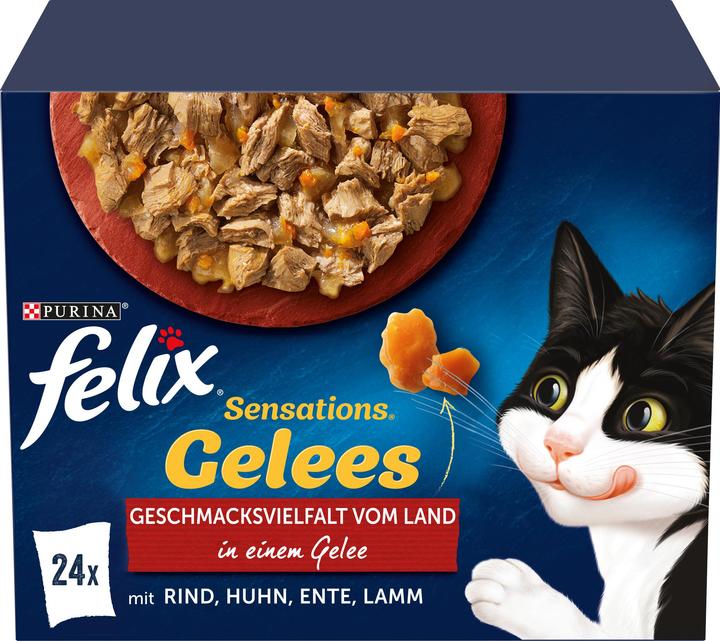 Actual product image Felix Taste diversity from the countryside (Adult, 24 pcs., 2040 g)