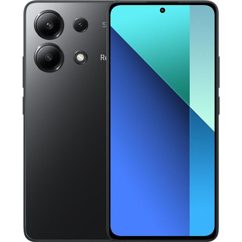 Xiaomi Note 13 (512 GB, Midnight Black, 6.67", Hybrid Dual SIM, 108 Mpx, 4G), Smartphone, Schwarz