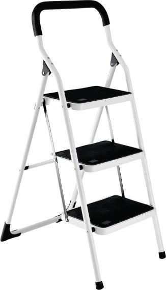 pavo Leiter 8037339, 108 cm, schwarz/weiss (Stehleiter, 108 cm)