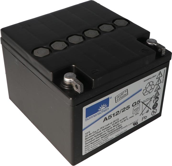 Exide Blei Akku passend für Air-Shields TI500 (12 V, 25 Ah)