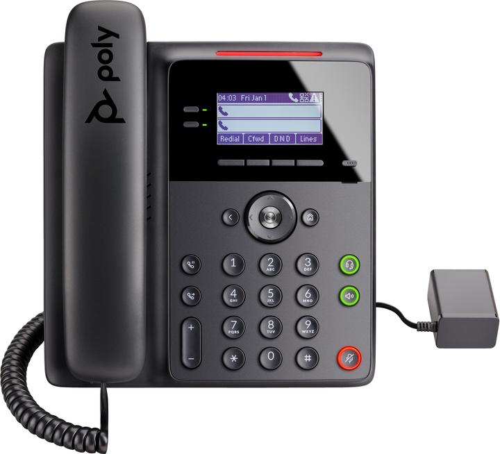 Poly Edge B30 VoIP phone with caller ID/call waiting function