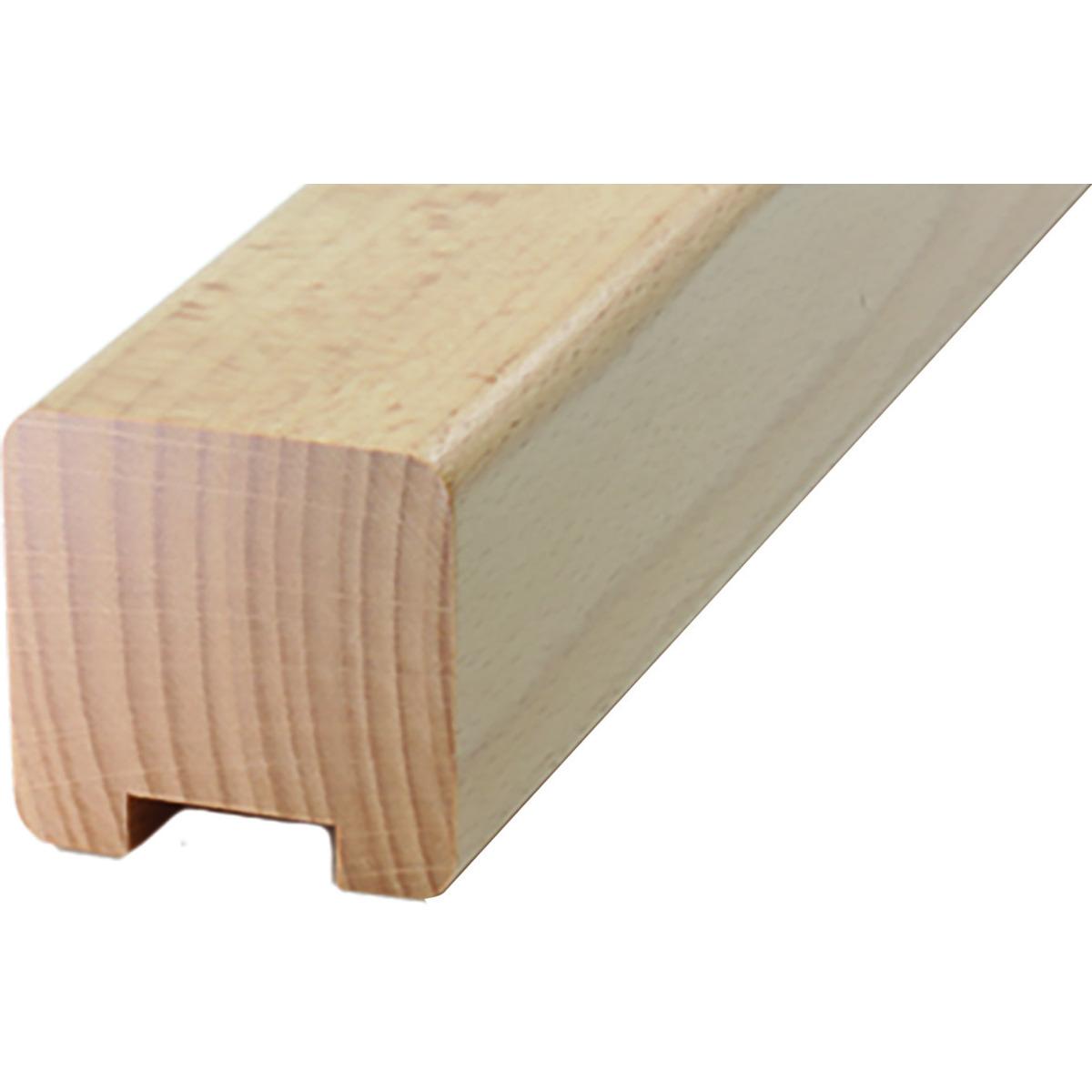 OK-Line, Profil + Stange, Holz-Quadrathandläufe