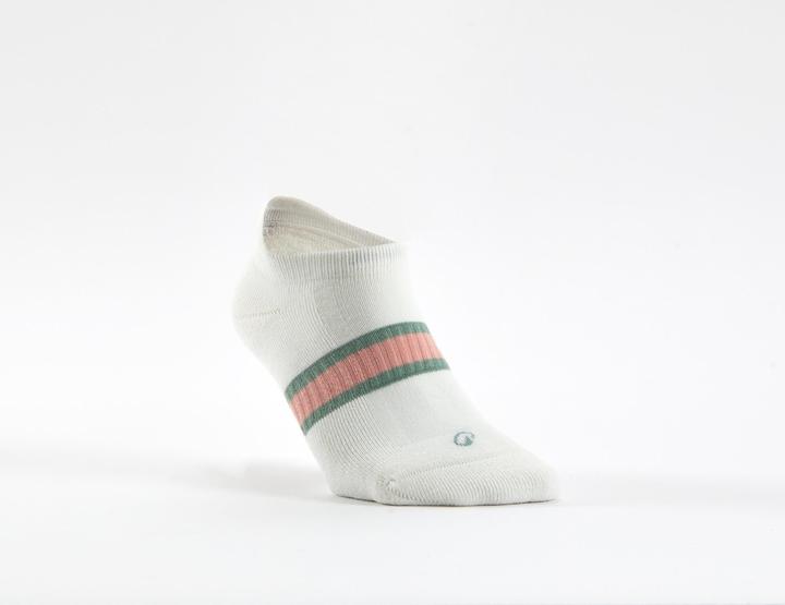 Produktbild Artengo Tennissocken RS500 Low 3er-Pack rosa Motive/weiss/grün Decathlon (39 - 42)