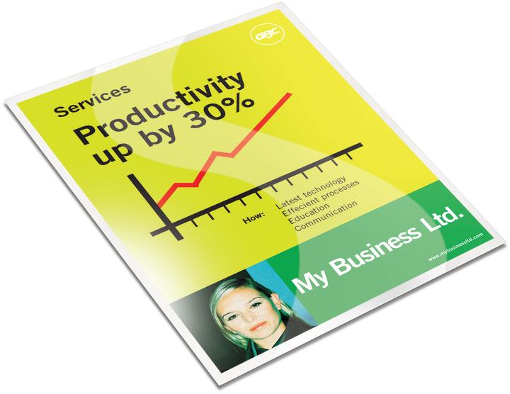 Produktbild GBC Laminierfolien in Premiumqualität (A4, 100 Stk., 80 µm)