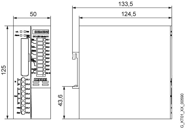 Image du produit Siemens Onduleur industriel SITOP (144 VA, 144 W)
