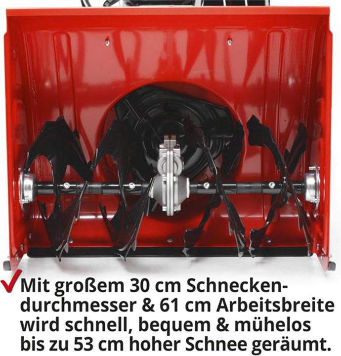Actual product image Hecht 9661 Snow blower petrol (61 cm)