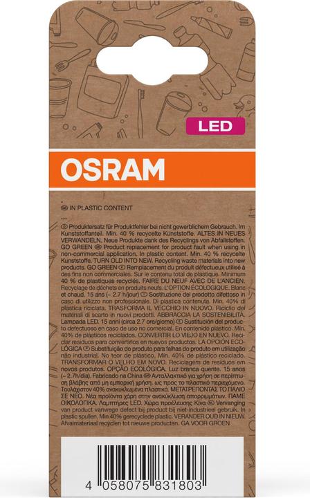Produktbild Osram LED Pcr Lamps With Classic A (E27, 806 lm, 1 x)