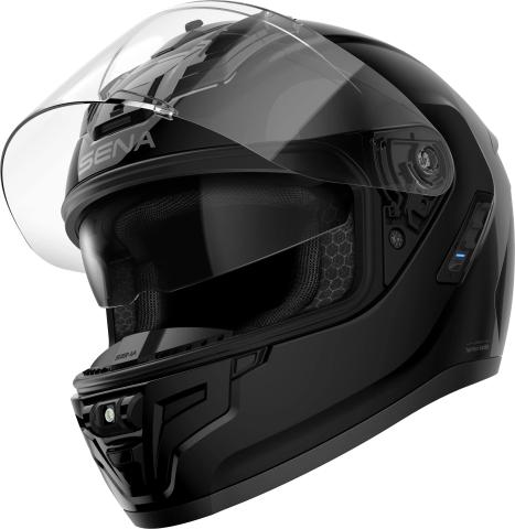 Sena PHANTOM - Smart Motorrad-Integralhelm (ECE22.06) - schwarz glanz (XL)