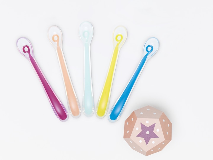 Actual product image Babymoov Silicone spoon set