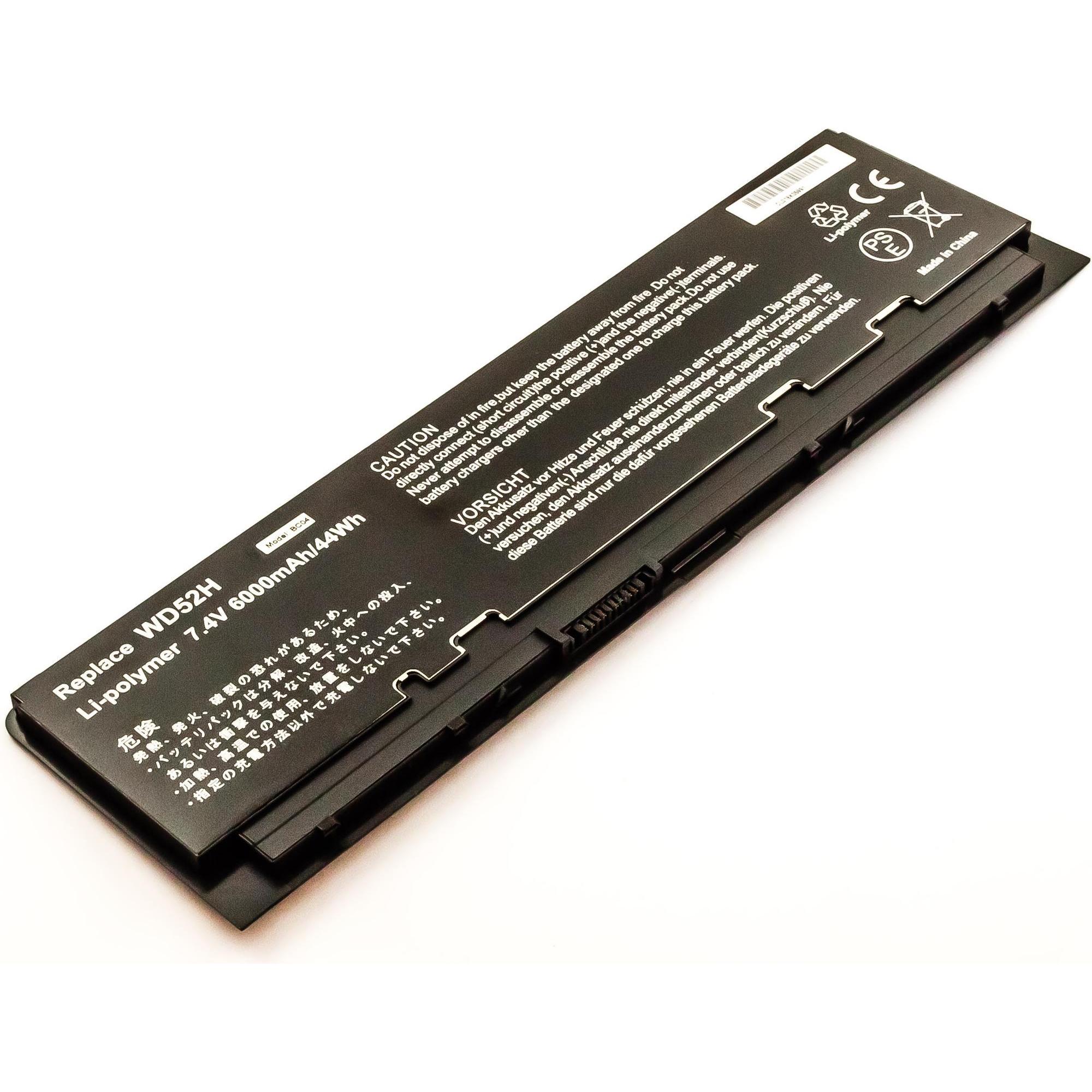 Thumbnail - AGI 60008 - Akku - DELL - WD52H (1 Zellen, 6000 mAh), Notebook Akku, Schwarz