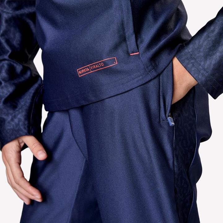 Produktbild Kipsta Kinder Fussball Trainingshose - Viralto marineblau/grau (176)