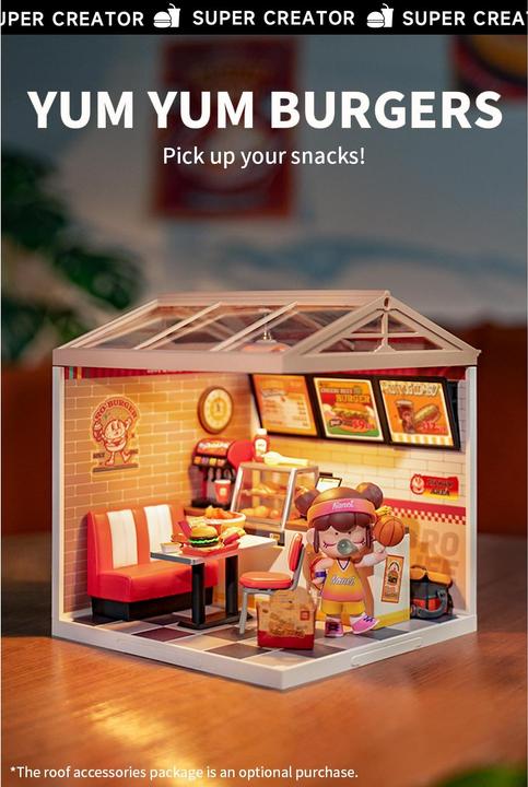 Actual product image Robotime Yum Yum Burgers