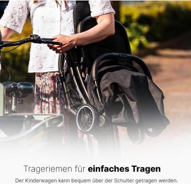 Productafbeelding Hamilton by yoop Kinderwagen S1 Plus Schwarz - Leichtgewicht Buggy - MagicFold™ Technology (0 Maanden - 4 Jaren)