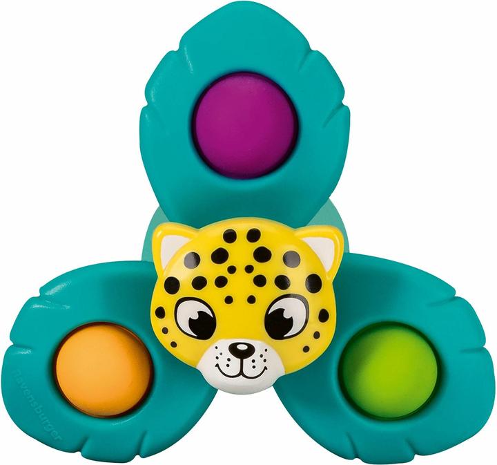 Image du produit Ravensburger 4868 play+ Pop-it Spinner : Leopard, Jouet à ventouse, Jouet en silicone