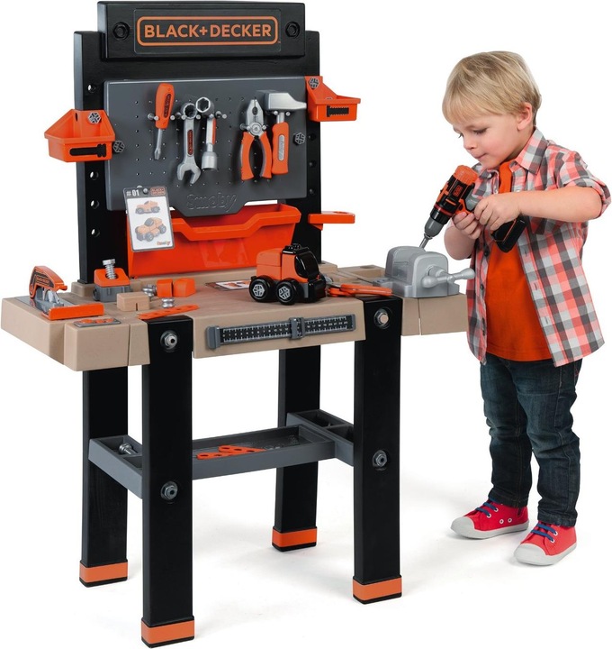 Actual product image Smoby Black + Decker Super Workbench Center