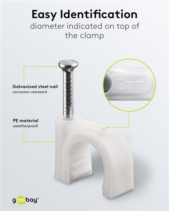 Actual product image Goobay Kabelschelle