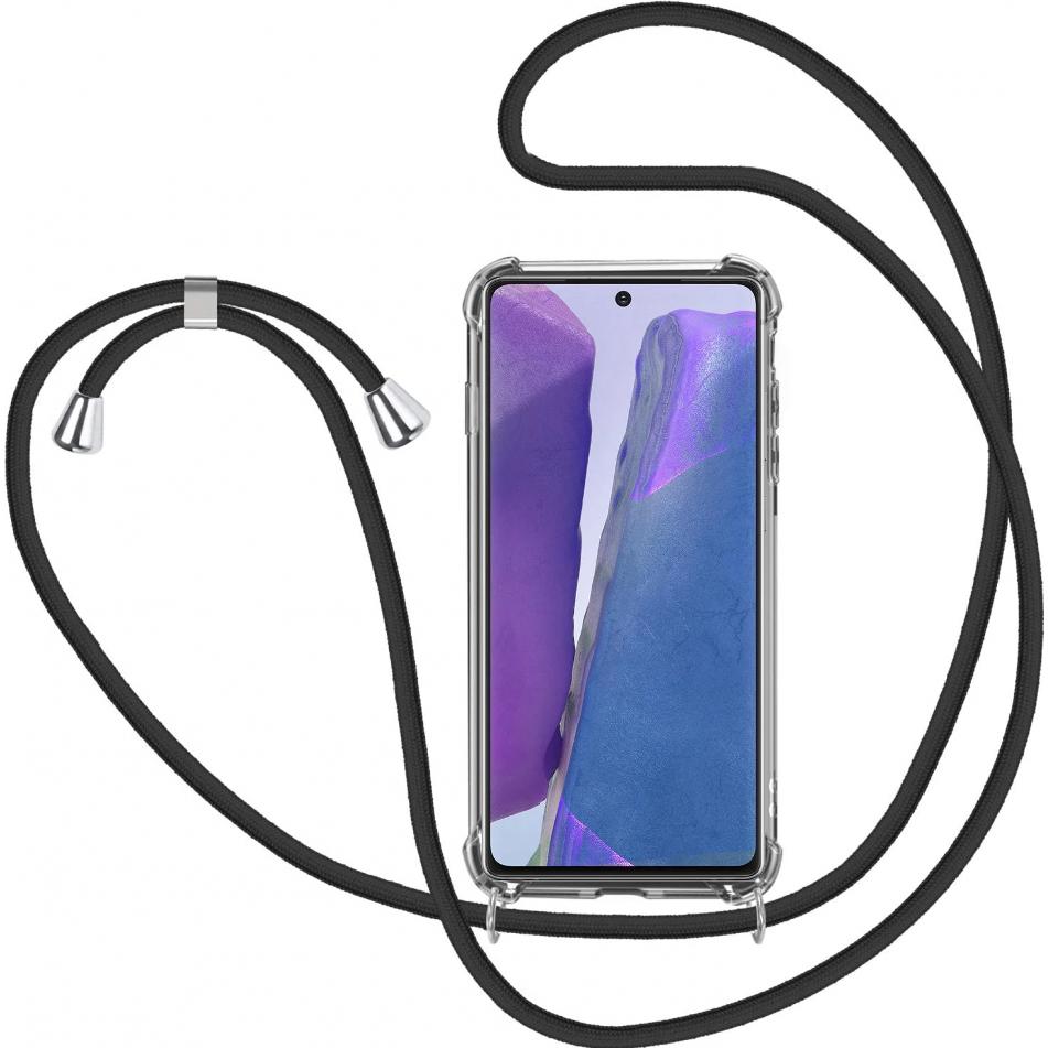 Screenguard Samsung Galaxy Note20 Loopster Necklace Hülle, Handykette, Transparent