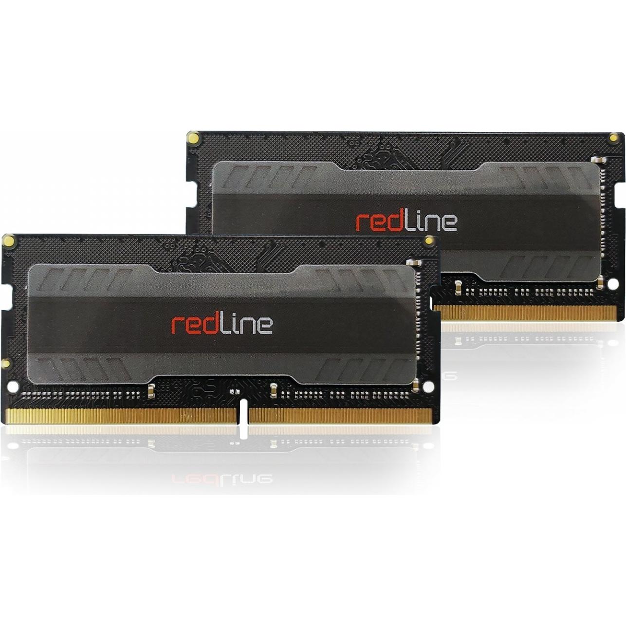 Mushkin SORAM D4 3200 16GB C2 Redline K2 (2 x 8GB, 3200 MHz, DDR4-RAM, SO-DIMM), RAM, Schwarz