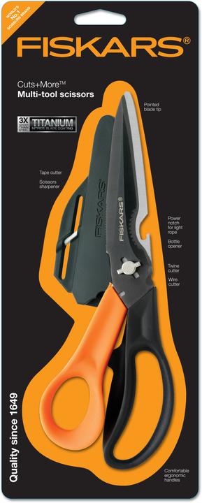Actual product image Fiskars multi-purpose scissors (23 cm)