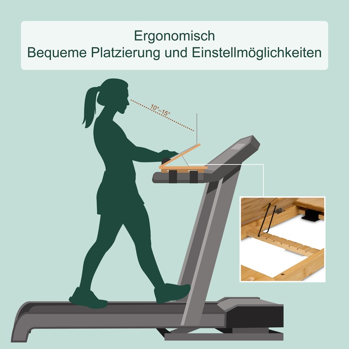 Actual product image Relaxdays Treadmill desk stand
