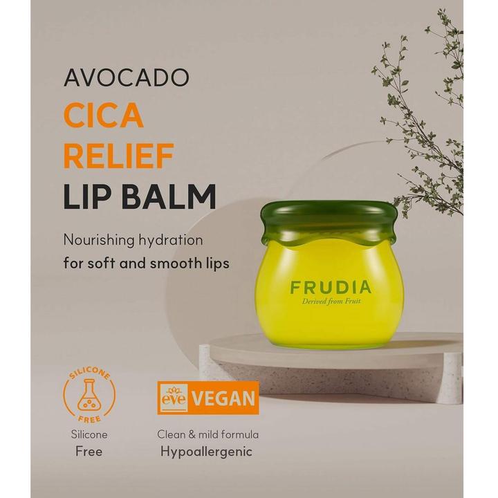 Actual product image Frudia Avocado Cica Relief Lip Balm 0ml (Lip balm, 10 ml)