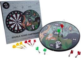 Actual product image Longfield Darts Magnetic Dartboard Double Sided Animals