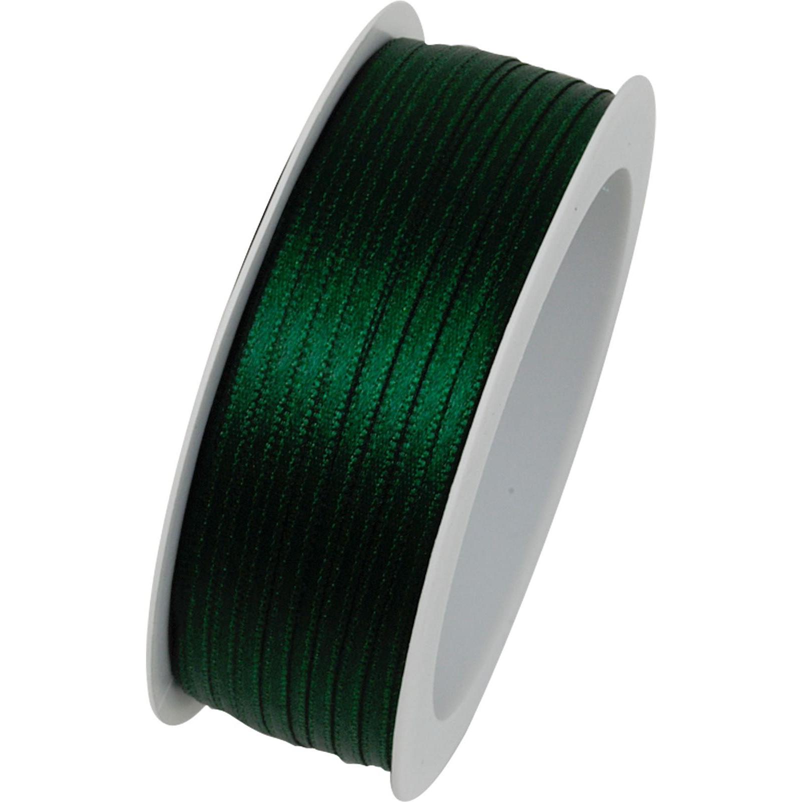 Goldina, Geschenkverpackung, Doppelsatinband 3mmx50m d'grün (Geschenkband)