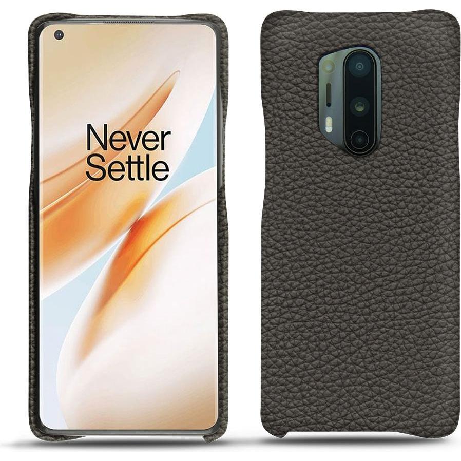 Noreve Lederschutzhülle (OnePlus 8 Pro), Smartphone Hülle, Grau