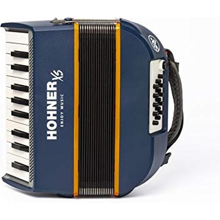 Hohner Kinder-Akkordeon mit Pianotasten, Tasche und Zubehör (Akkordeon) (59799603)