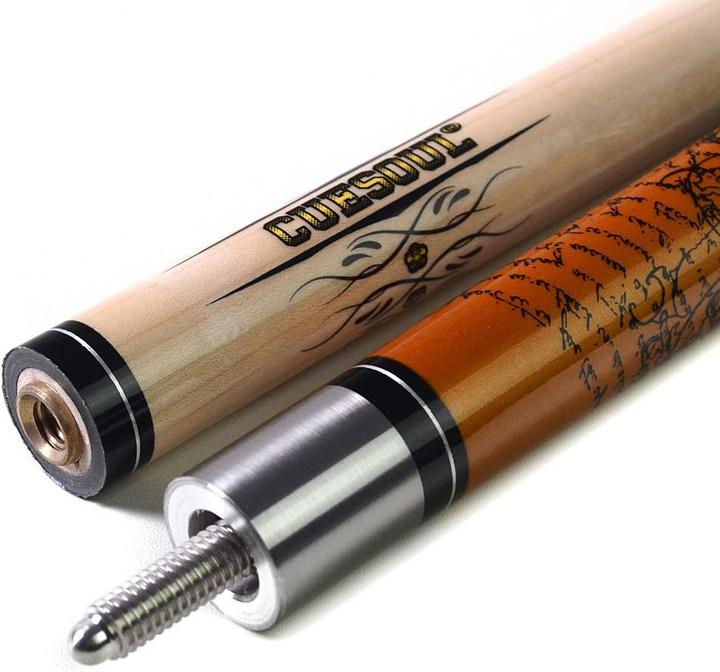 Produktbild Cuesoul Rockin Series Maple-Pool Queue Set mit Zubehör