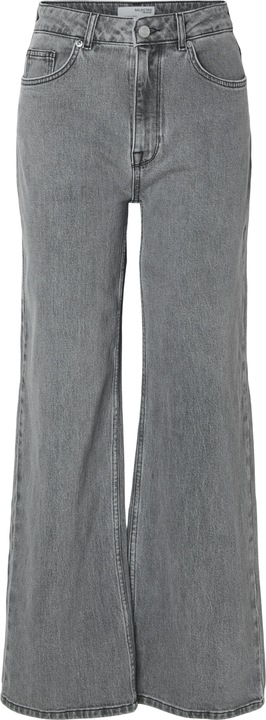 Selected Femme Graue Wide Fit Jeans
