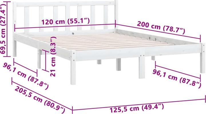 Actual product image VidaXL Tiziana (140 x 200)