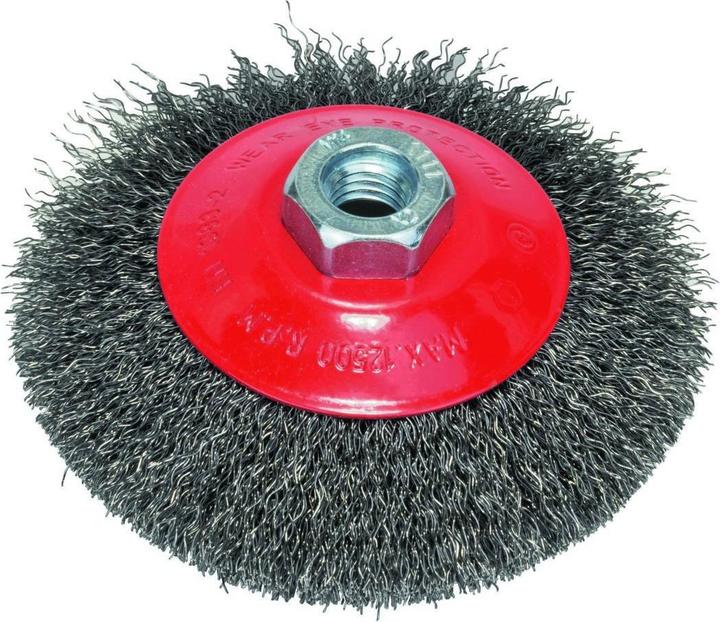 Produktbild Bosch Professional Zubehör PRO Metal clean Kegelbürste, 115 x 0,3 mm, Gewinde