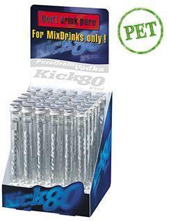 Actual product image Kick 80 WHITE Vodka Box / (36 x 2 cl)
