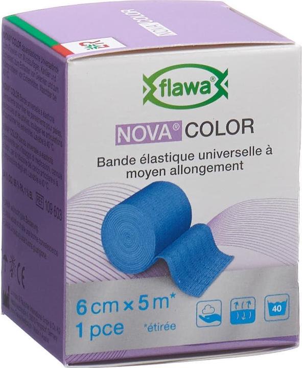 Produktbild Flawa Idealbinde 6cmx5m blau